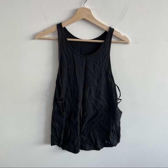 Under Armour - Black Tank - Cut Out Sides - Picture 1 of 3
